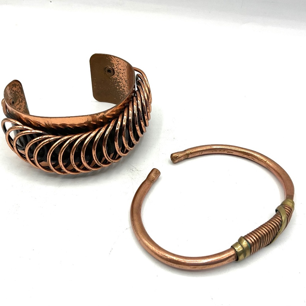 2 Copper Bracelets